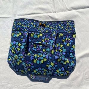 Indigo Pop Vera Bradley Tote Bag